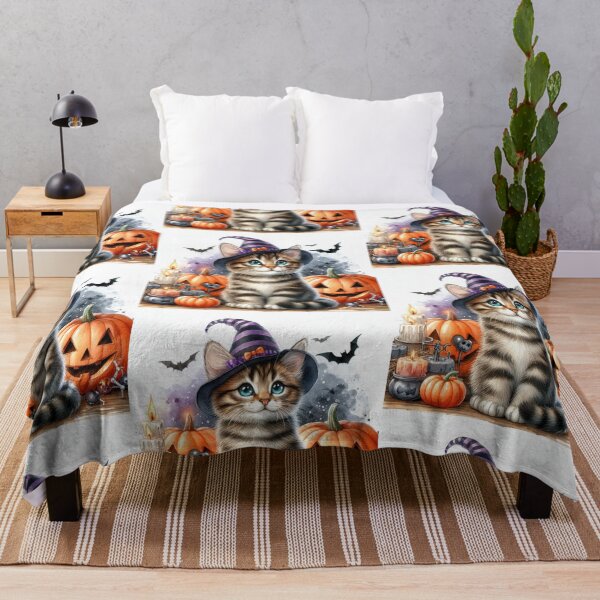Item preview, halloween kittens and pumpkins 3 designed and sold by Zelda50.