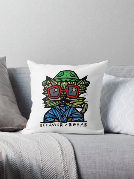 "Behavior Rehab" Throw Pillow