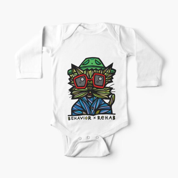 "Behavior Rehab" Long Sleeve Baby One-Piece