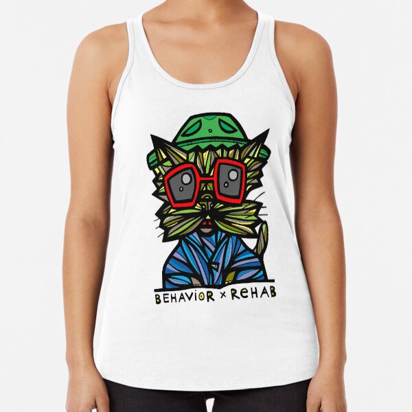 "Behavior Rehab" Racerback Tank Top