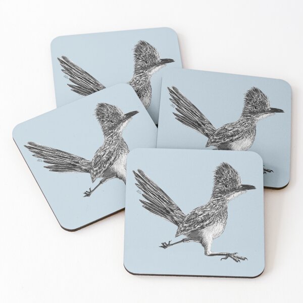 Item preview, Roadrunner Road Runner Bird Black and White designed and sold by oz10.