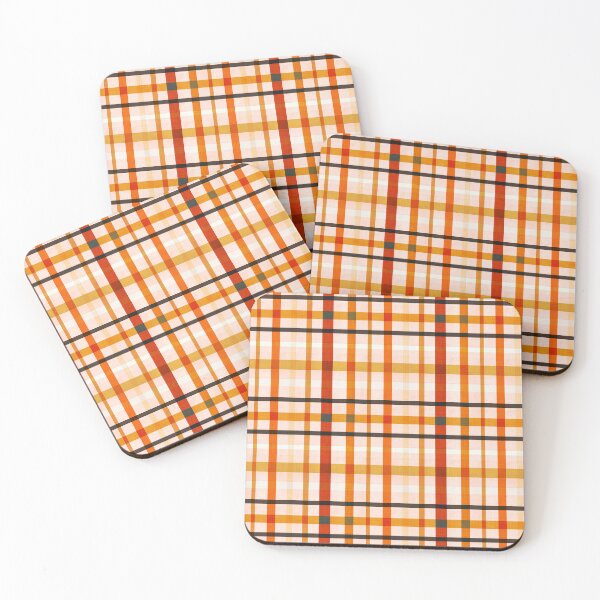 Item preview, Cottage Halloween Plaid Orange designed and sold by susycosta.