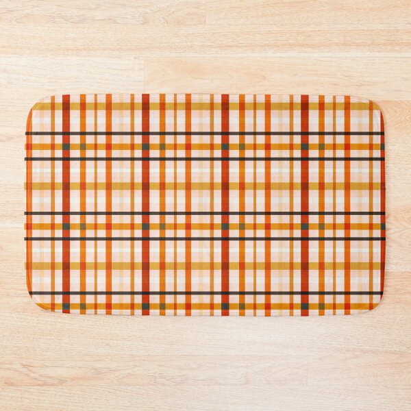 Item preview, Cottage Halloween Plaid Orange designed and sold by susycosta.
