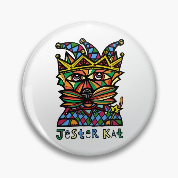 "Jester Kat" Pin