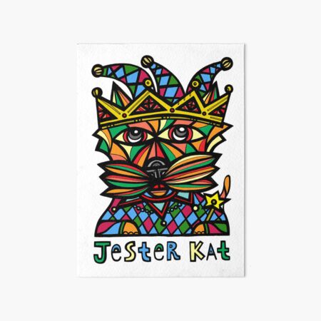 "Jester Kat" Art Board Print