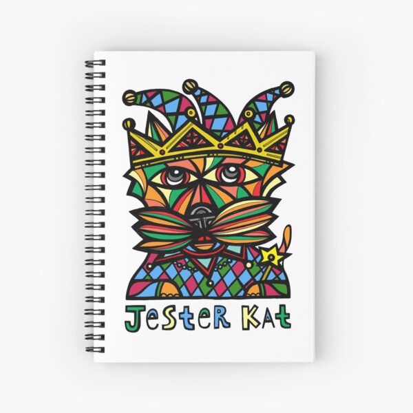 "Jester Kat" Spiral Notebook