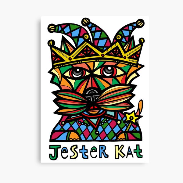 "Jester Kat" Canvas Print