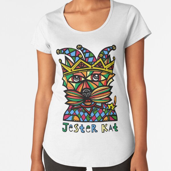 "Jester Kat" Premium Scoop T-Shirt