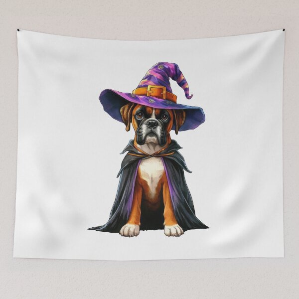 Item preview, Boxer Dog Halloween designed and sold by doodIllustrate.