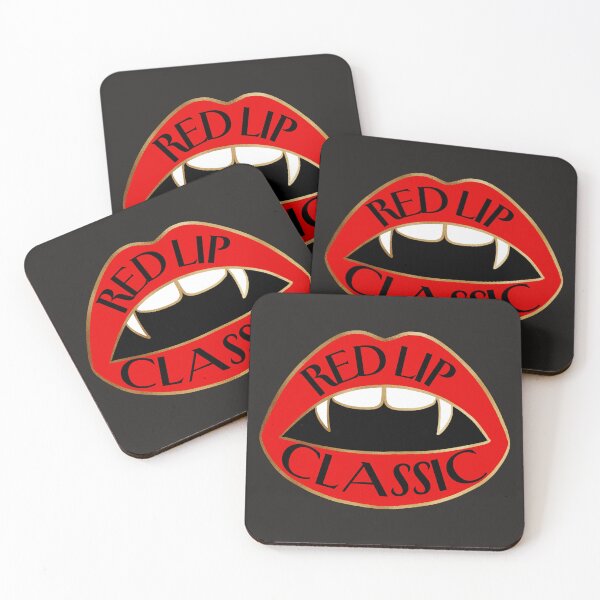 Item preview, Red Lip Classic Halloween Vampire, Feminist designed and sold by MyVioletSkies.
