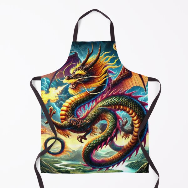Item preview, The Thunderous Flight of the Celestial Dragon designed and sold by aunins7.