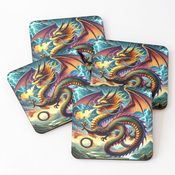 Item preview, The Thunderous Flight of the Celestial Dragon designed and sold by aunins7.