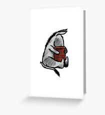 WINNIE THE POOH - Eeyore & Honey Pot Greeting Card