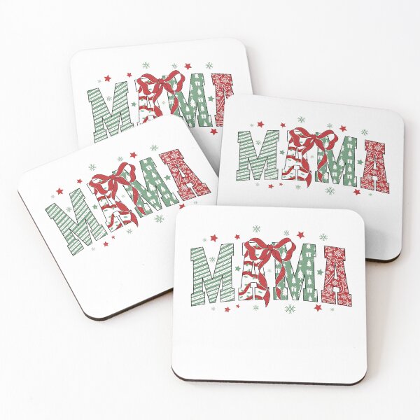 Item preview, Retro Mama Christmas, Varsity Checked Mama designed and sold by Chloemarti.