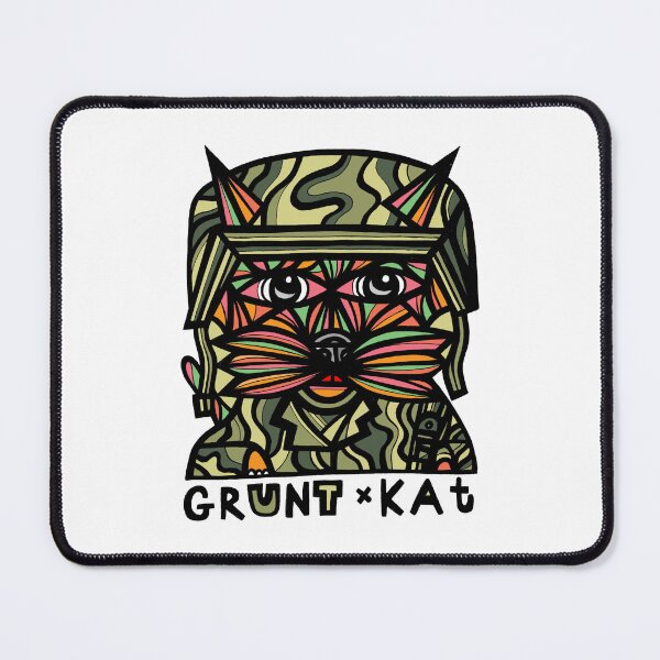 "Grunt Kat" Mouse Pad