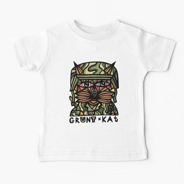 "Grunt Kat" Baby T-Shirt