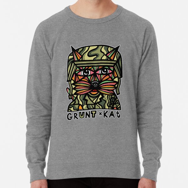 "Grunt Kat" Lightweight Sweatshirt