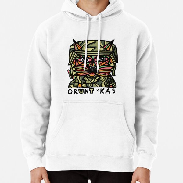 "Grunt Kat" Pullover Hoodie