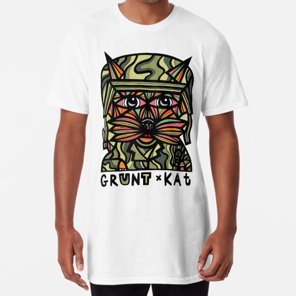 "Grunt Kat" Long T-Shirt