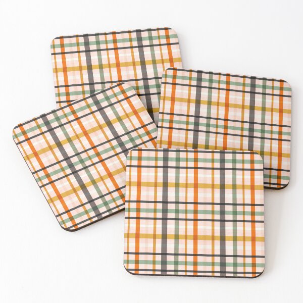 Item preview, Cottage Halloween Plaid Yellow designed and sold by susycosta.