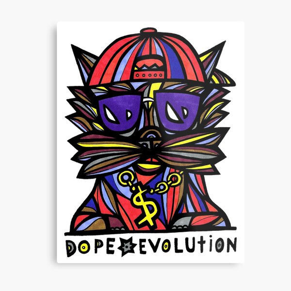 "Dope Evolution" Metal Print