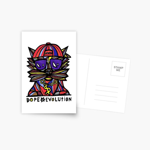 "Dope Evolution" Postcard