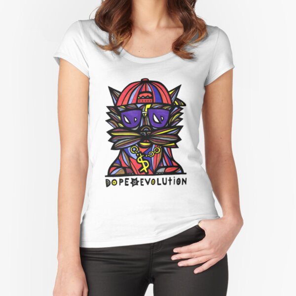 "Dope Evolution" Fitted Scoop T-Shirt