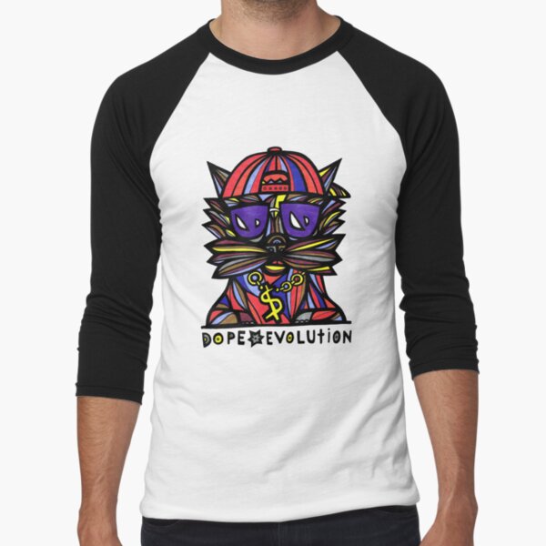 "Dope Evolution" Baseball ¾ Sleeve T-Shirt