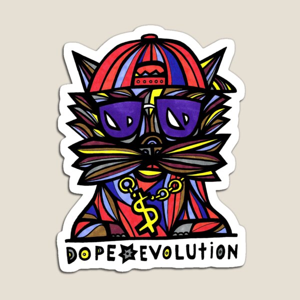 "Dope Evolution" Magnet