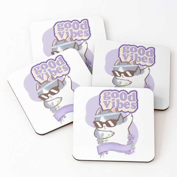 Item preview, Good vibes - cat design designed and sold by priyankajustine.