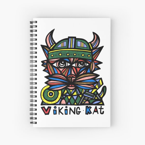 "Viking Kat" Spiral Notebook