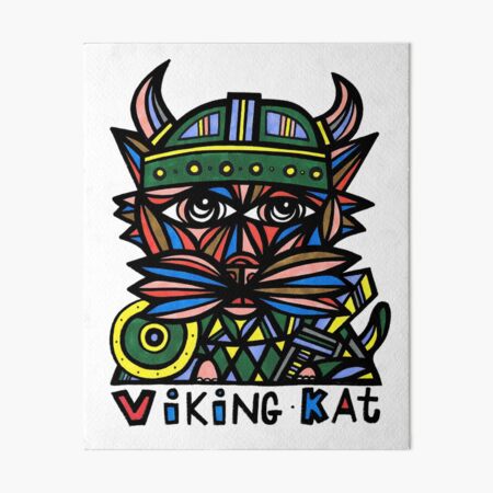 "Viking Kat" Art Board Print