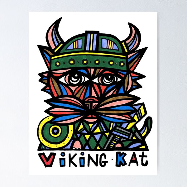 "Viking Kat" Poster