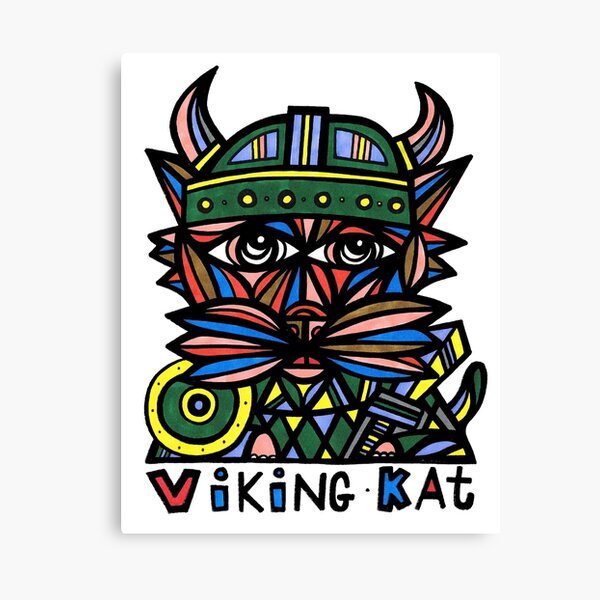 "Viking Kat" Canvas Print