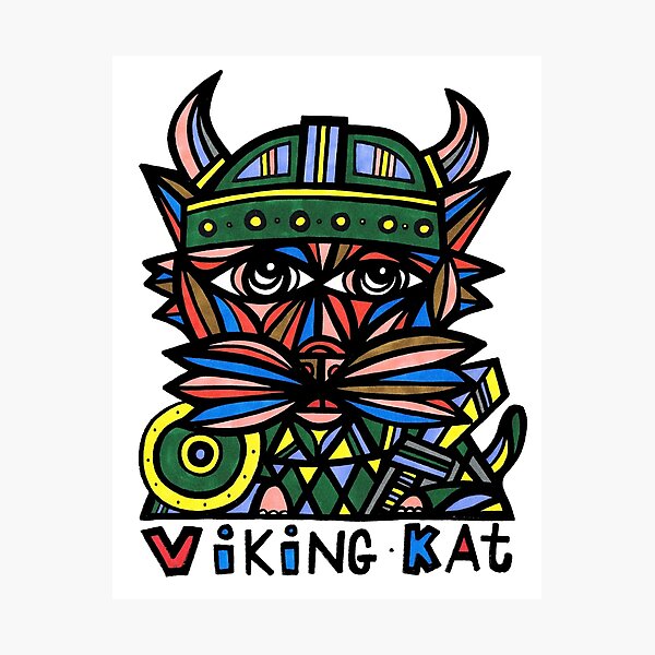 "Viking Kat" Photographic Print