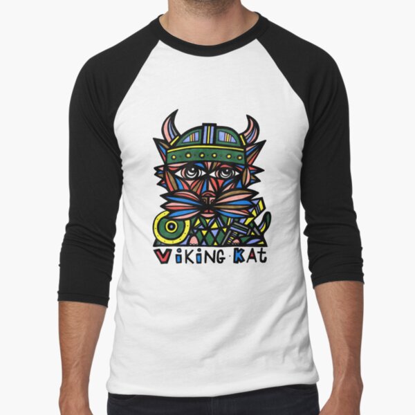 "Viking Kat" Baseball ¾ Sleeve T-Shirt