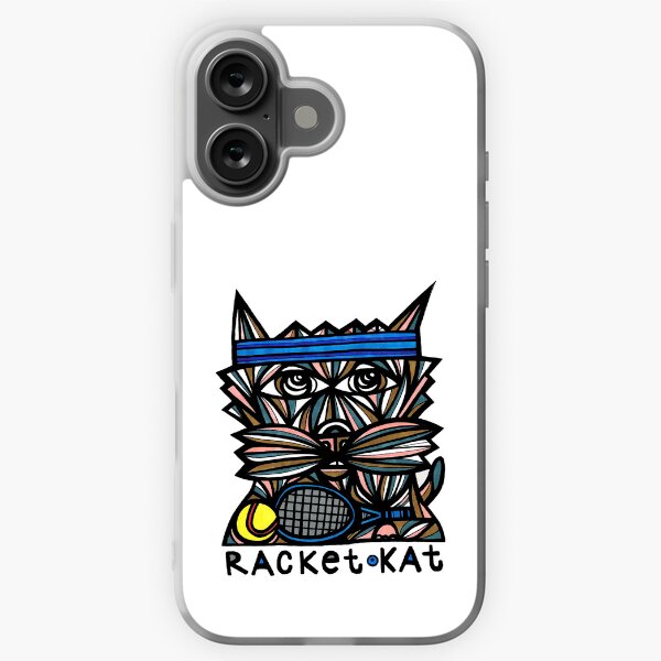 "Racket Kat" iPhone Soft Case