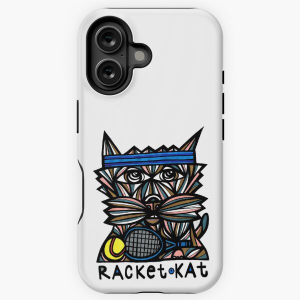 "Racket Kat" iPhone Tough Case