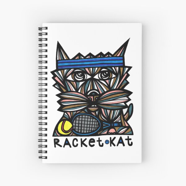 "Racket Kat" Spiral Notebook