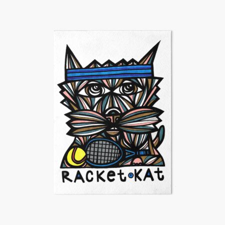 "Racket Kat" Art Board Print