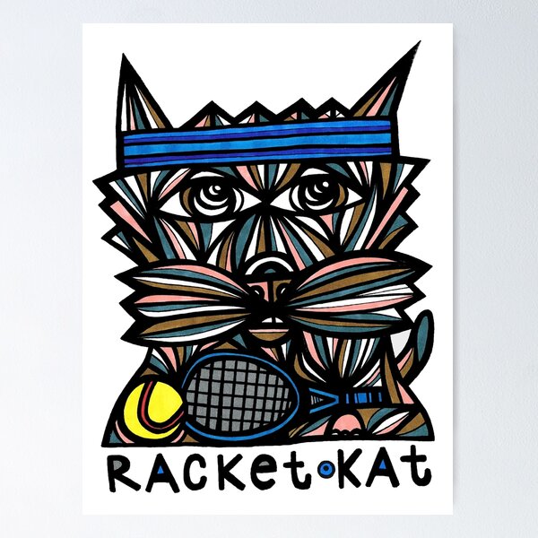 "Racket Kat" Poster