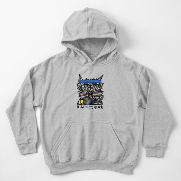 "Racket Kat" Kids Pullover Hoodie