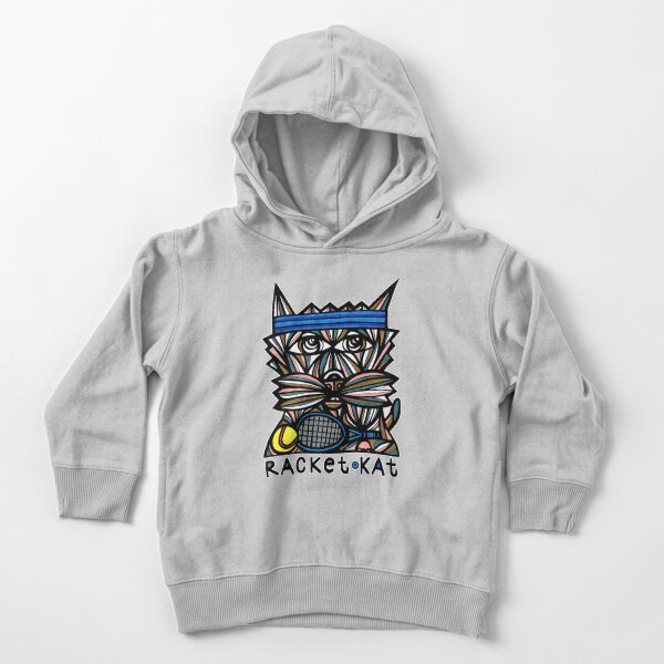 "Racket Kat" Toddler Pullover Hoodie