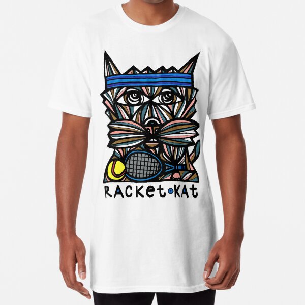 "Racket Kat" Long T-Shirt