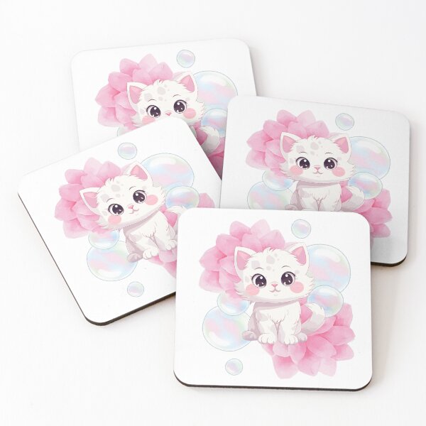 Item preview, Cute pink cat designed and sold by priyankajustine.