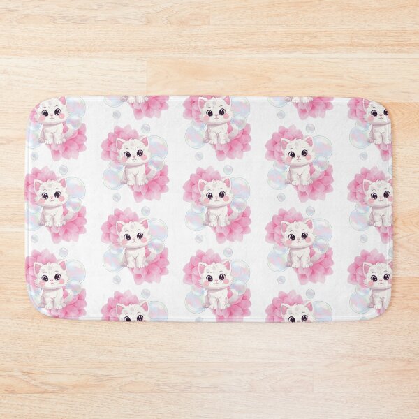 Item preview, Cute pink cat designed and sold by priyankajustine.