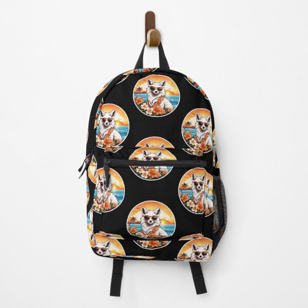 Item preview, Polar Fox with Sunglasses at Sunset on a Hawaii Beach designed and sold by NautiChic.