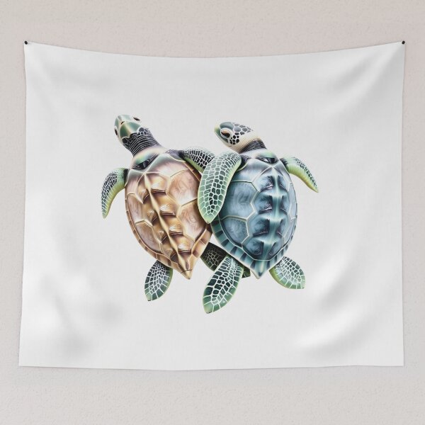 Item preview, Turtle Mating: Graceful Ocean Connection designed and sold by NeoArtworks.
