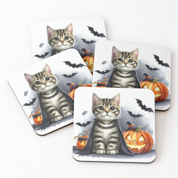 Item preview, halloween kittens and pumpkins 6 designed and sold by Zelda50.