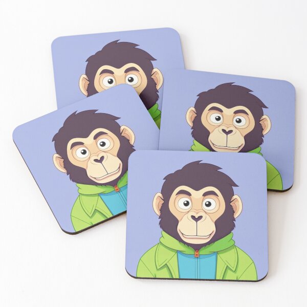 Item preview, Ape in Green Jacket designed and sold by Innercosmic.